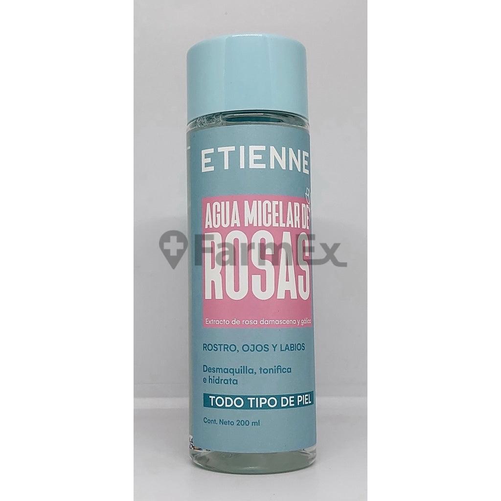 Etienne Agua Micelar de Rosas "Rostro, Ojos y Labios" Todo Tipo de Piel x 200 mL ETIENNE